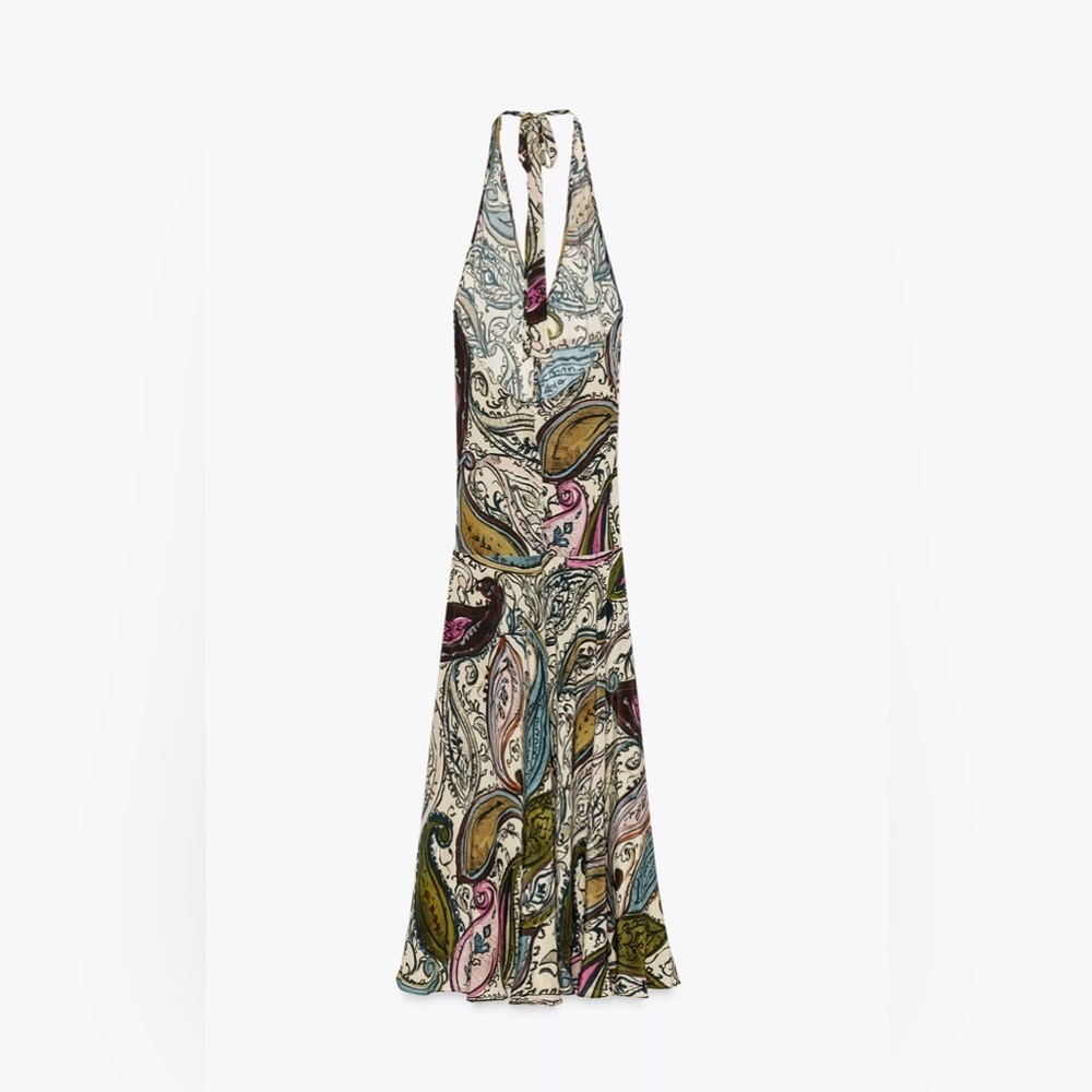 🔥🔥Zara ZW collection printed halter dress - Picture 12 of 12